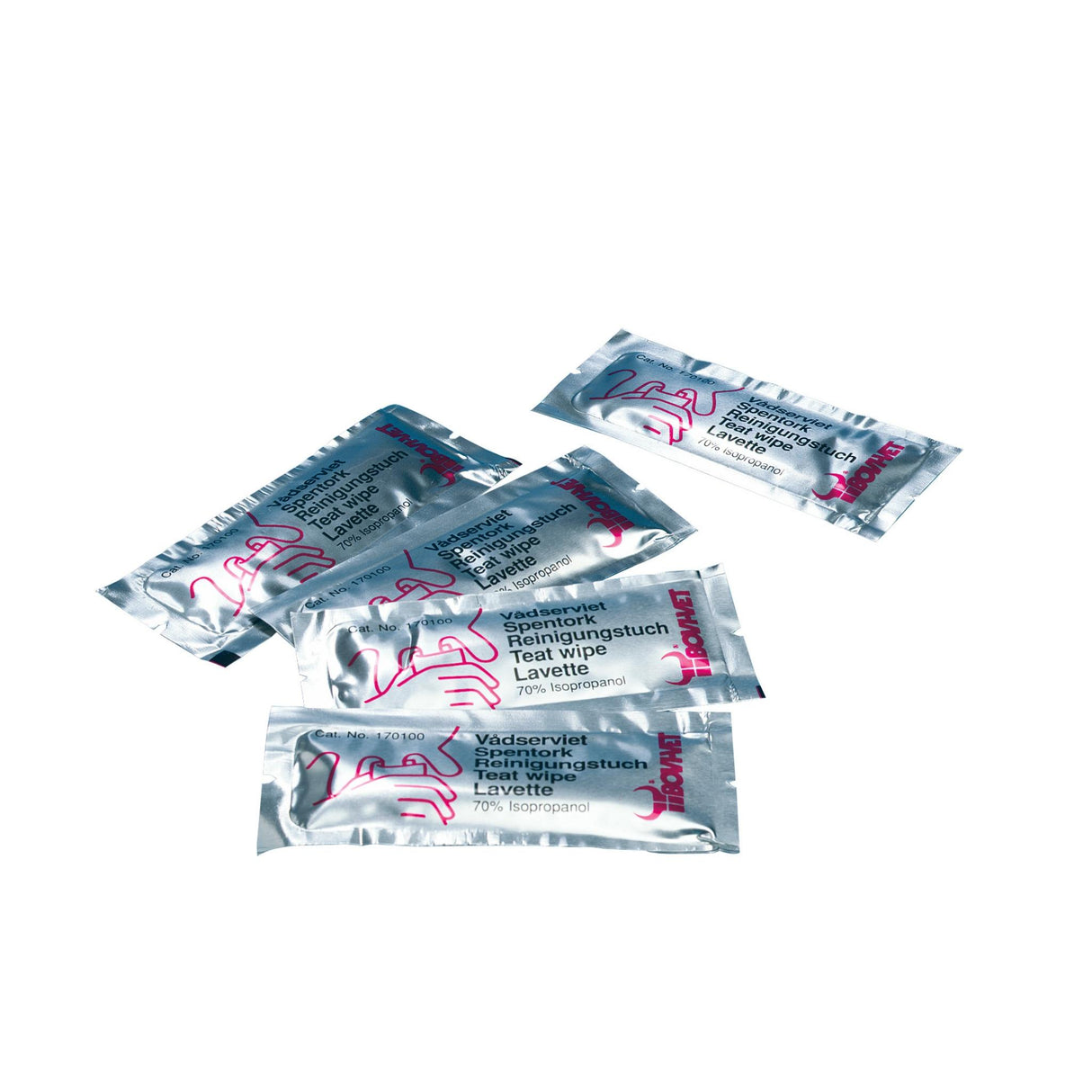 Kosteuspyyhe Bovivet 20x14 cm, 100 kpl