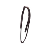 Anatomic E-line Headpiece for Double Bridle Black / Silver
