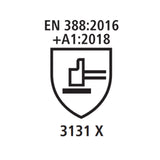 Työkäsine Gnitter Grey 6kpl