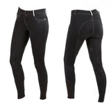 Ratsastushousut Full Grip Basic Kids Black