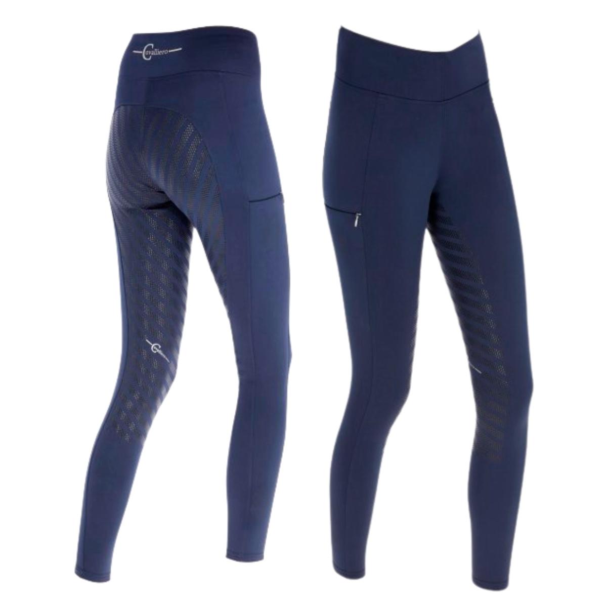 Ratsastuslegginsit Full Grip High Waist Coldana Navy