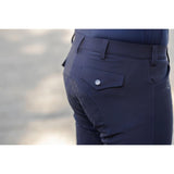 Miesten Ratsastushousut Full Grip Techno II Men Dark Blue