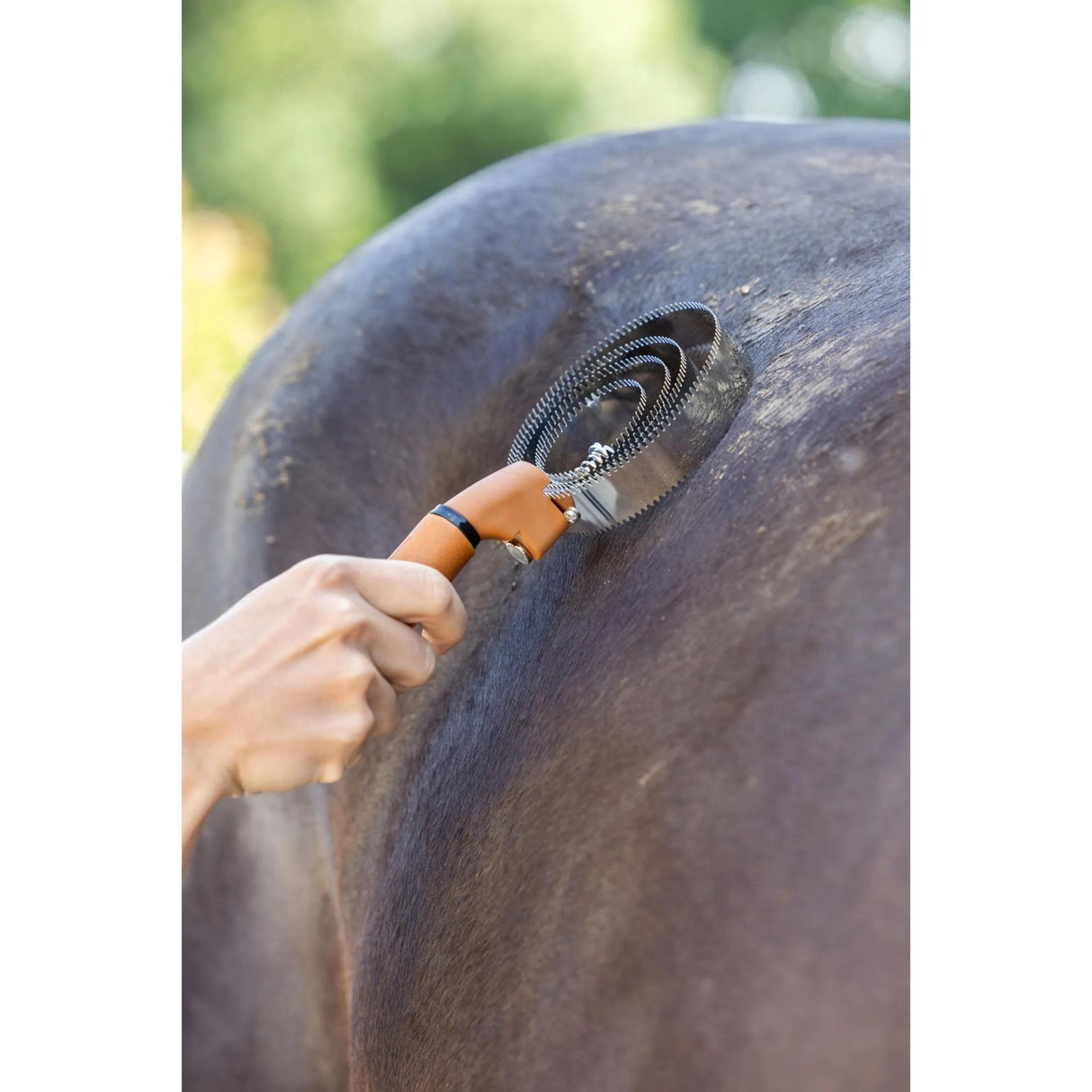 Metallihara Spiral Curry Comb Deluxe