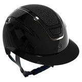 Ratsastuskypärä Elite Polo Black Gloss Glitter