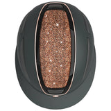 Ratsastuskypärä Elite Polo Black Rose Gold Glitter
