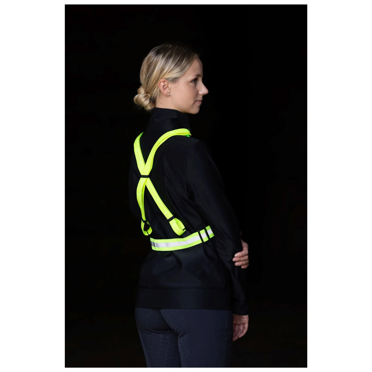 Covalliero LED-heijastinvaljaat ratsastajalle