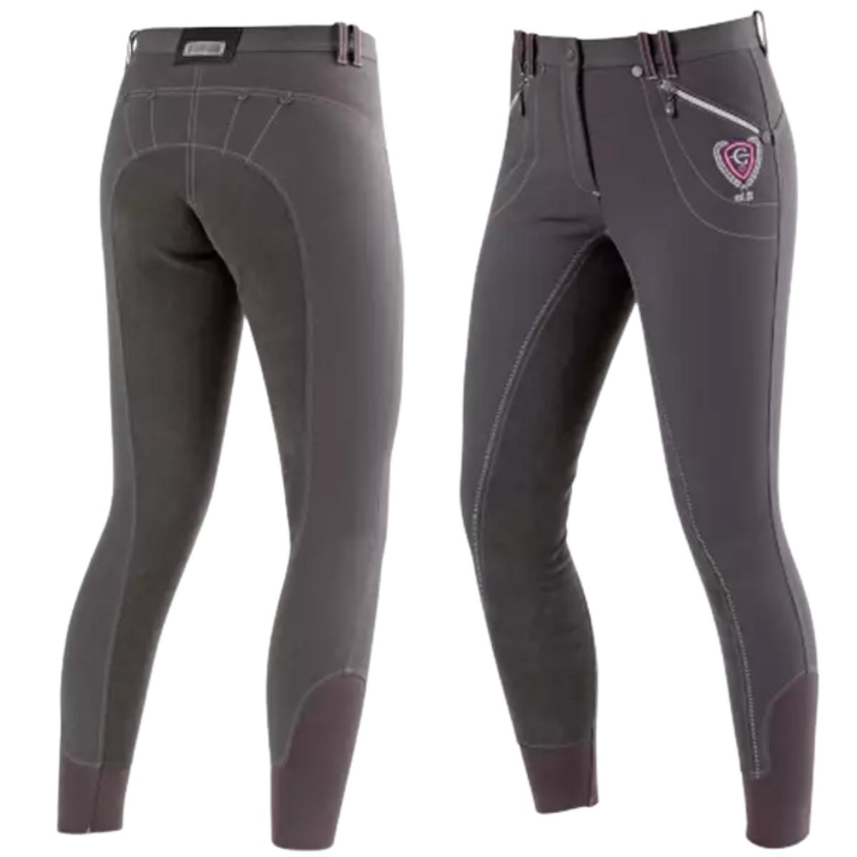 Ratsastushousut Softshell Ancelle Grey