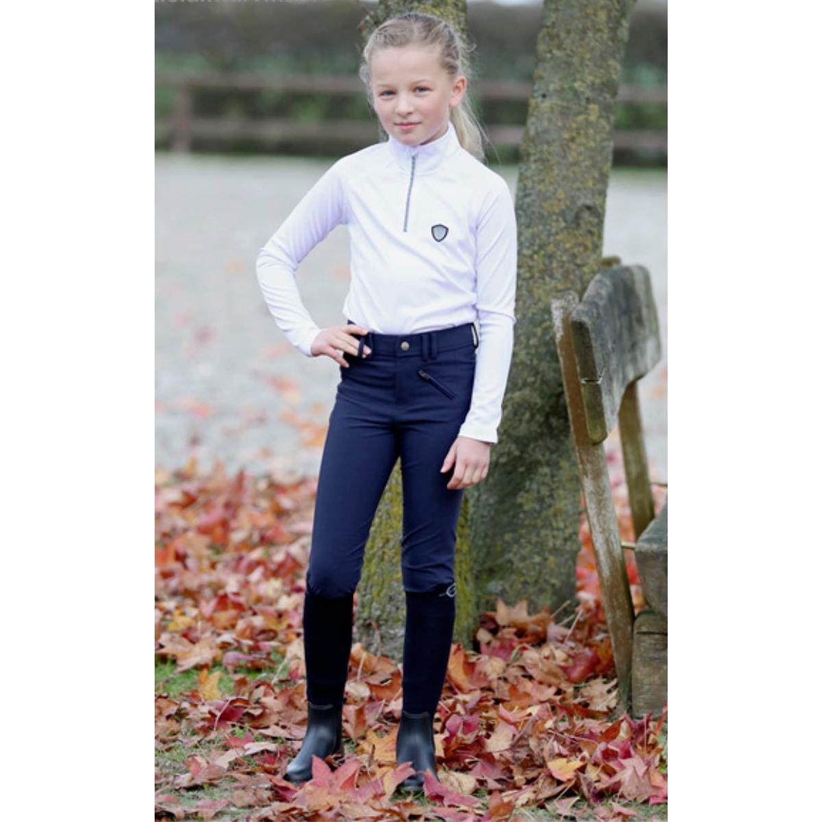 Ratsastushousut Knee Grip Bali Kids Navy