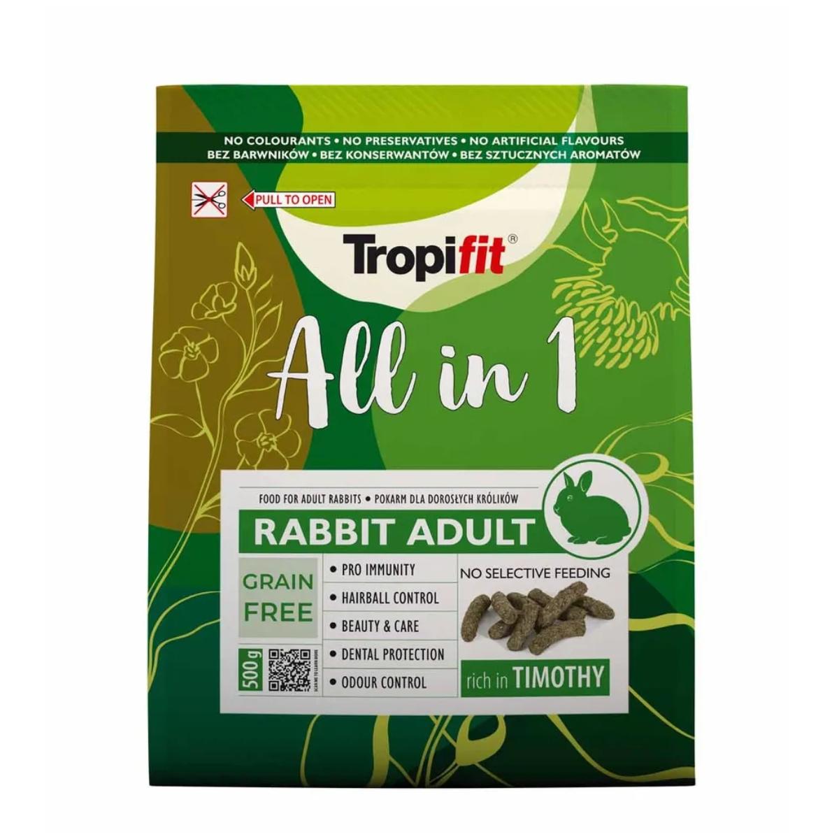 Täysravintopelletti All in 1 Adult Rabbit 500g