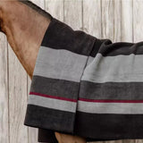 Heavy Fleece Rug Square Stripes
