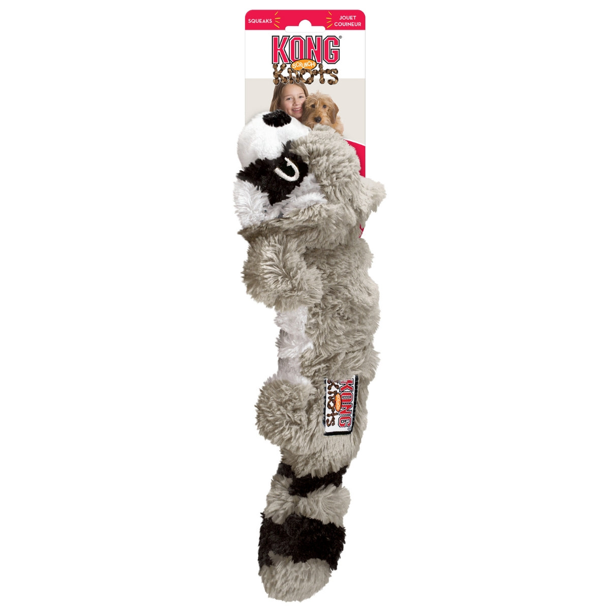 Pehmolelu Scrunch Knots Raccoon