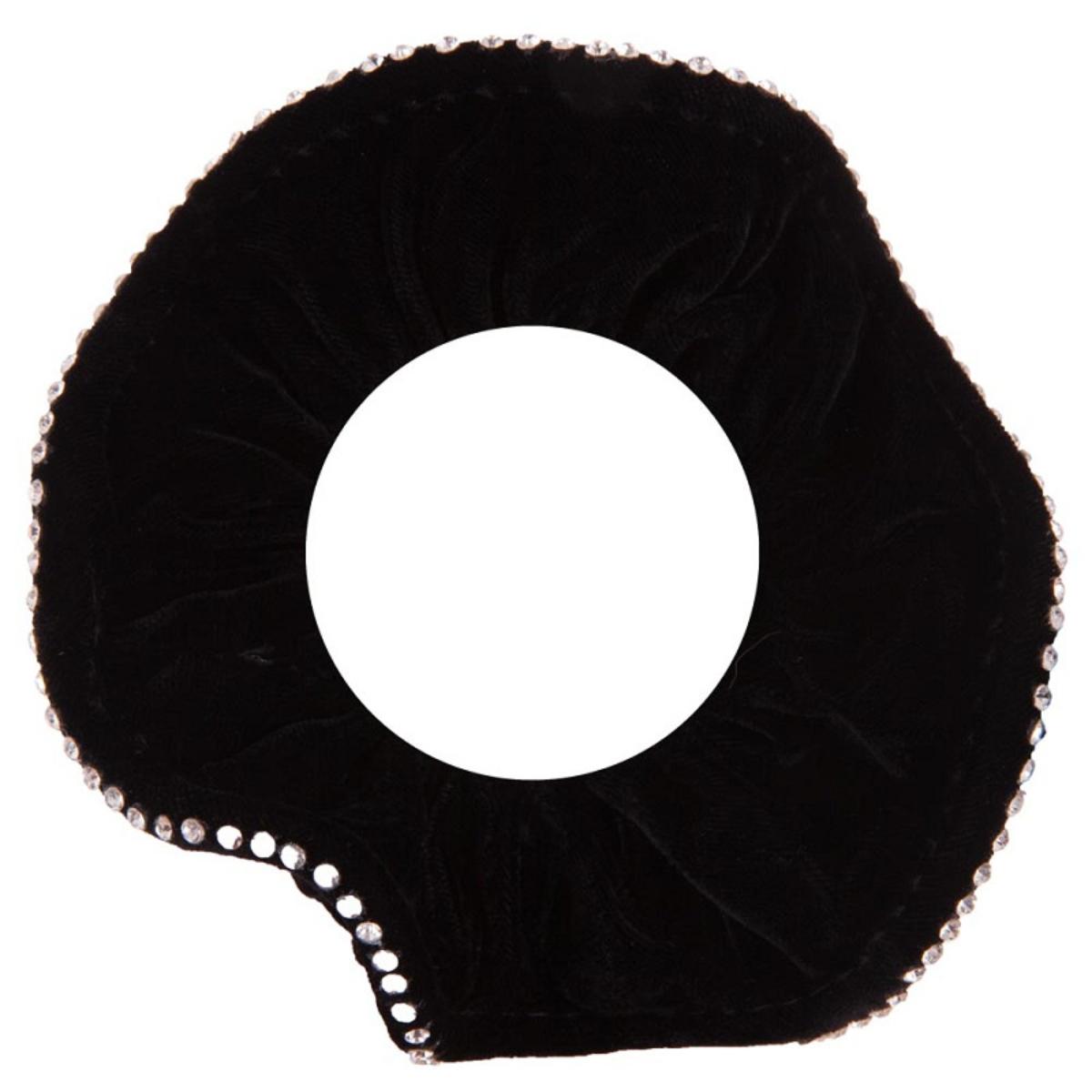 Hiuslenkki Scrunchie Heather Black