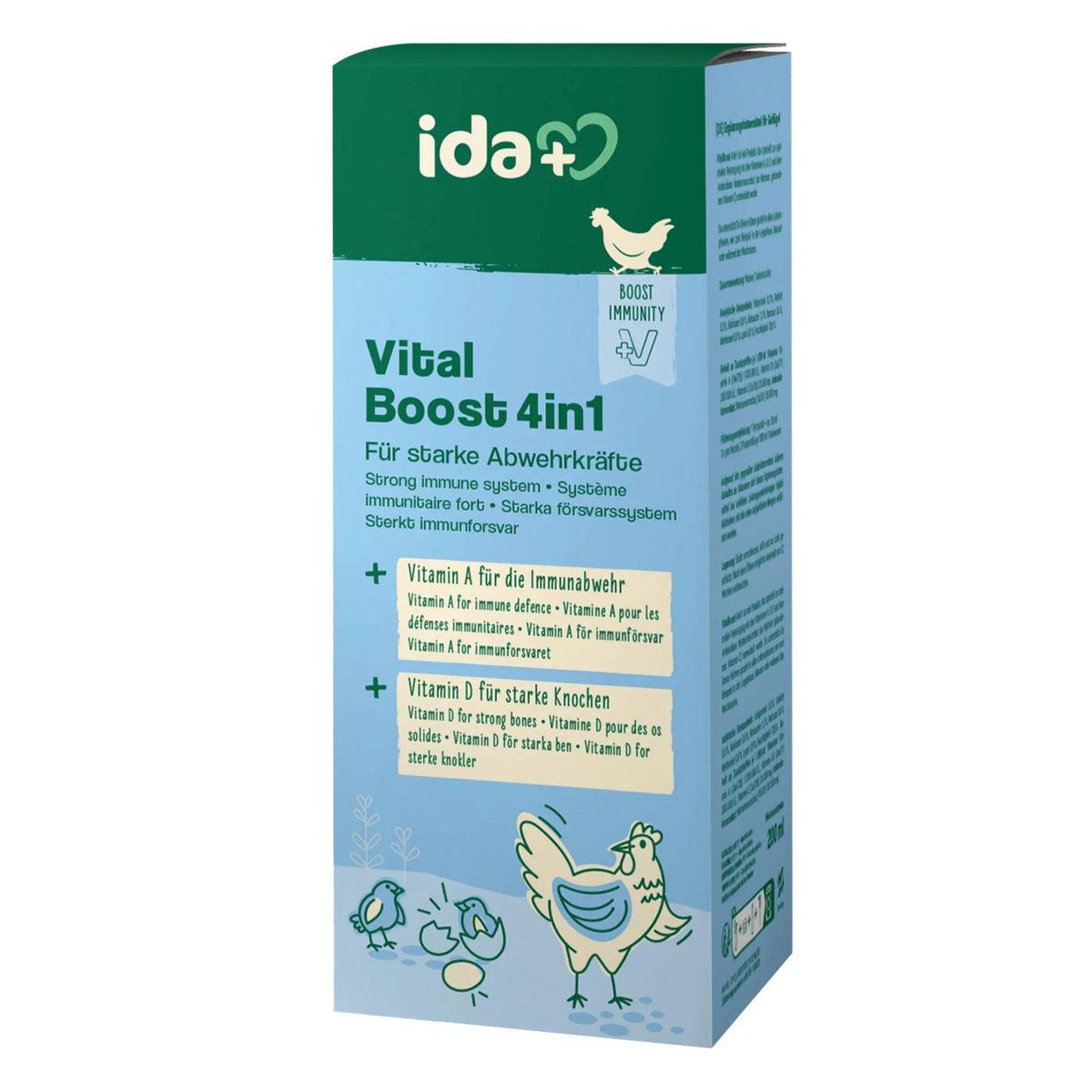 Lisäravinne Vitamiiniliuos VitalBoost 4in1 200ml
