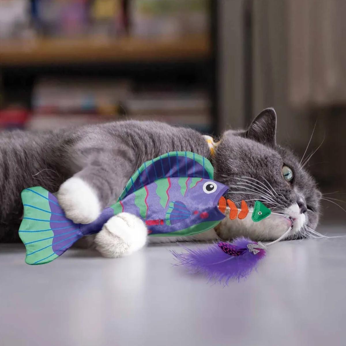 Cat Toy Wrangler Angler Fish