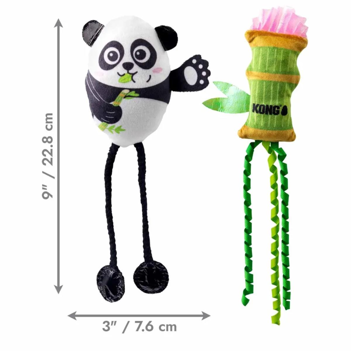 Cat Toy Scrattles Panda 2-pack