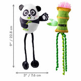 Cat Toy Scrattles Panda 2-pack