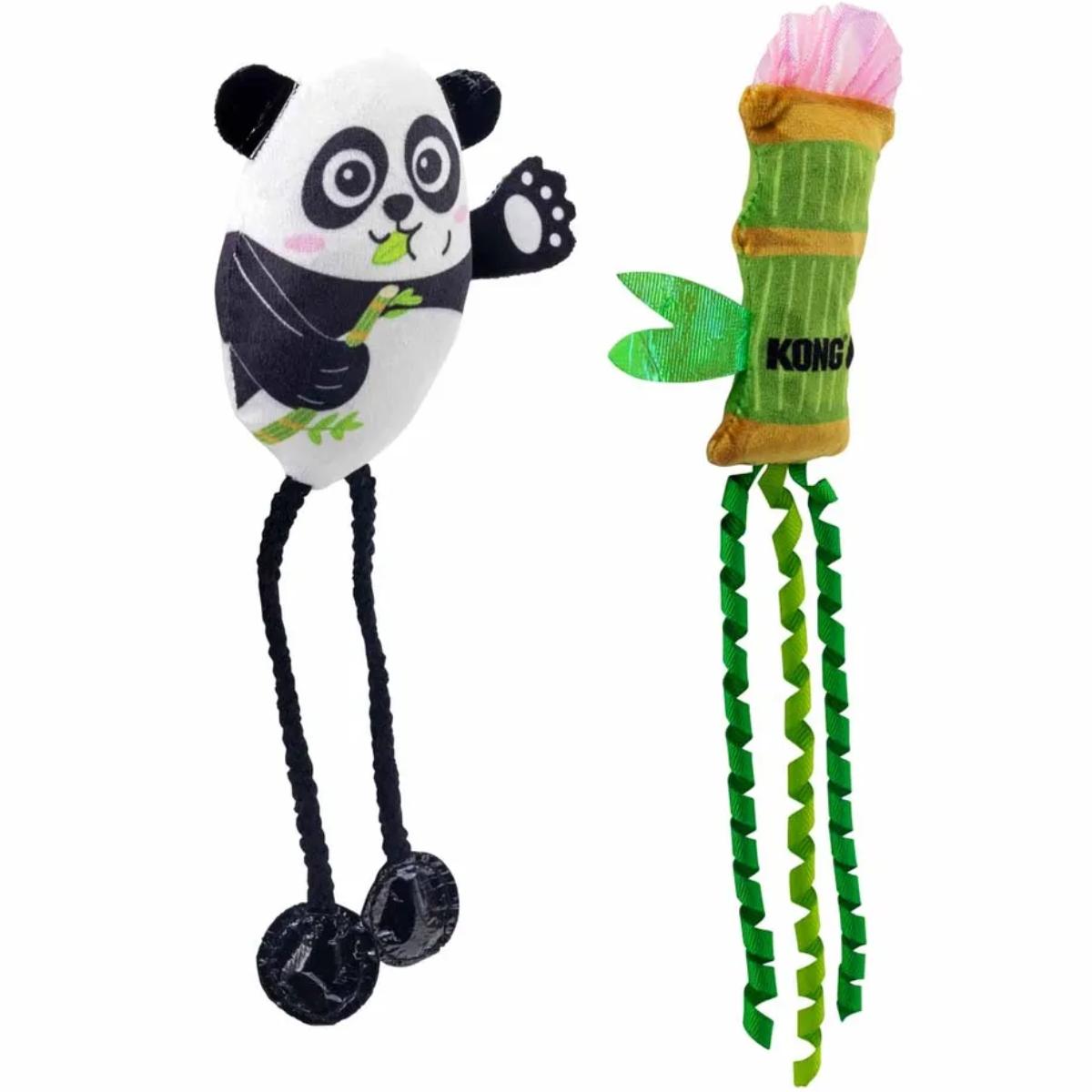 Cat Toy Scrattles Panda 2-pack