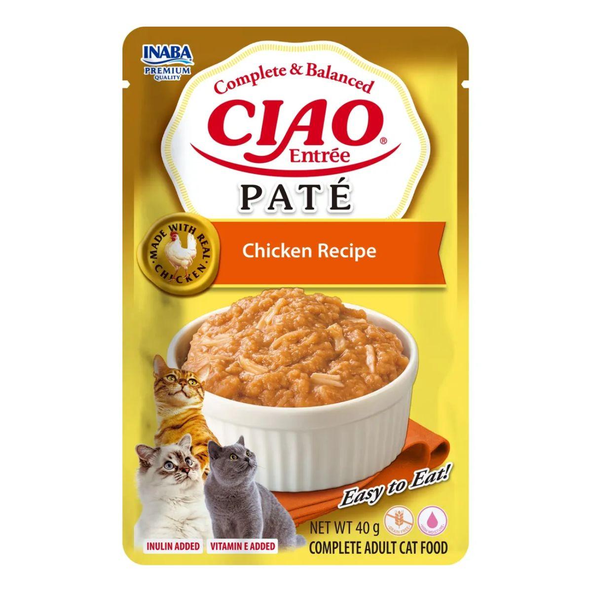 Märkäruoka Ciao Entrée Paté Kana 40g