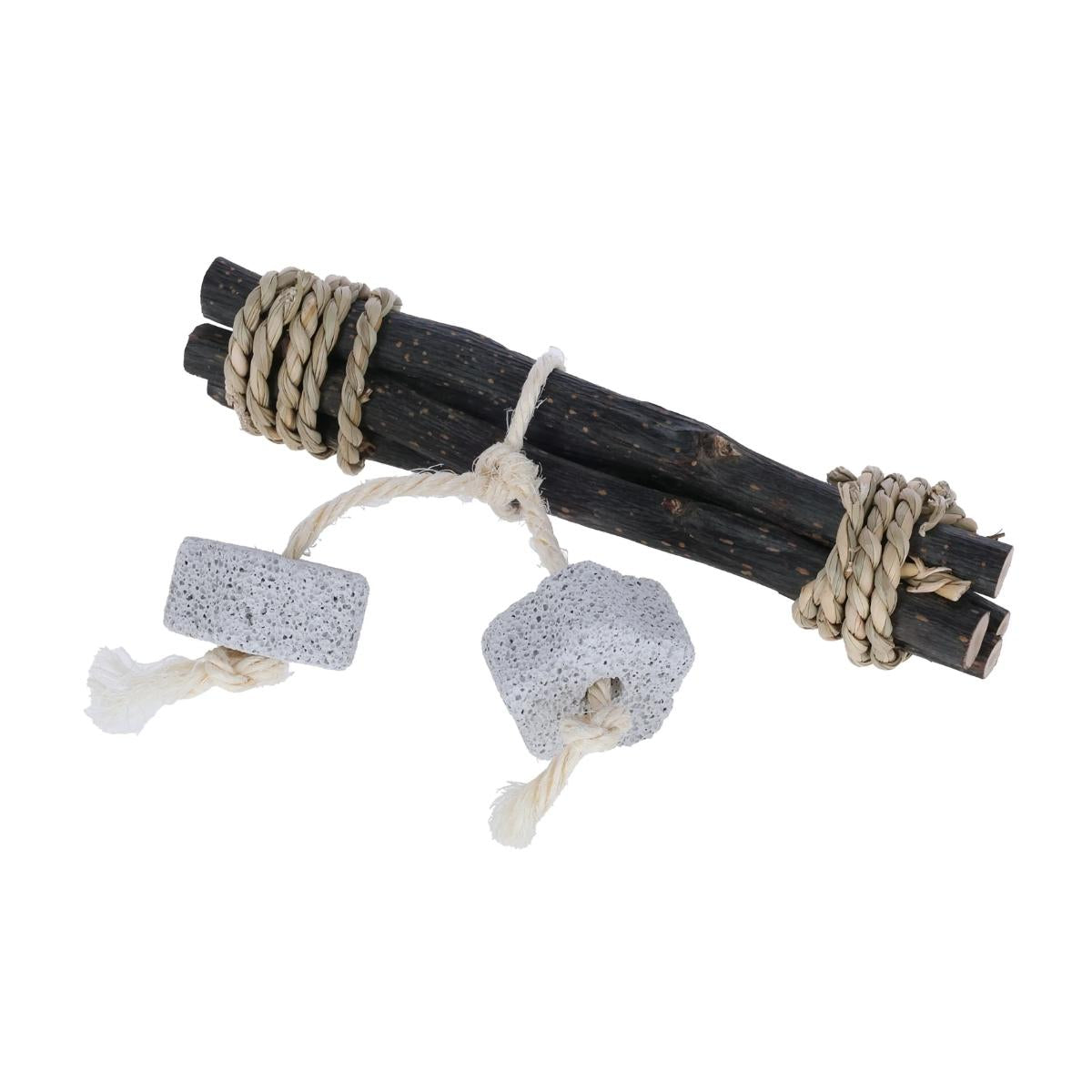 Lelu Wood with Lava Stone