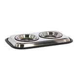 Ruokakuppiteline Stainless Steel Duo