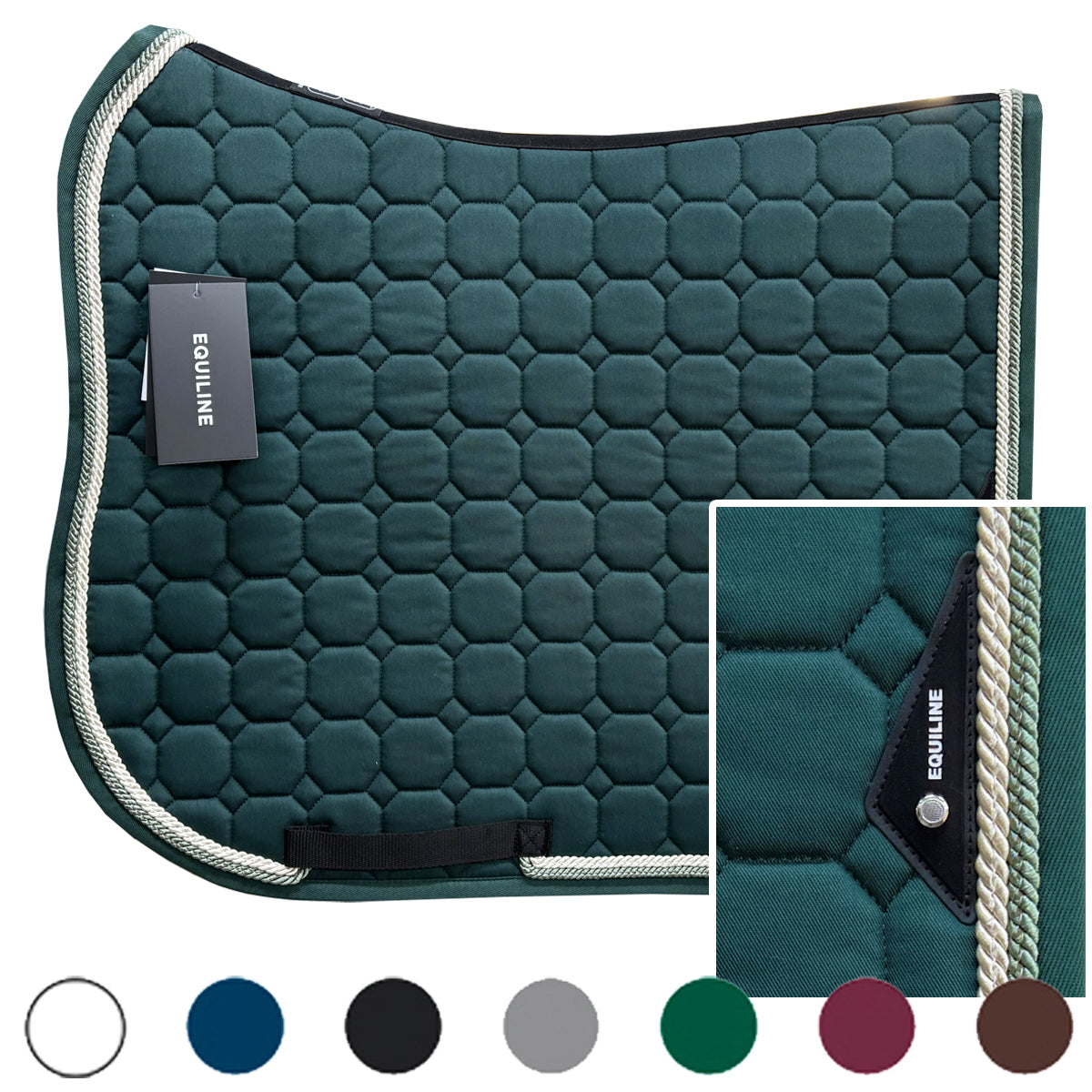 Saddle Pad Octagon Piping 72+12