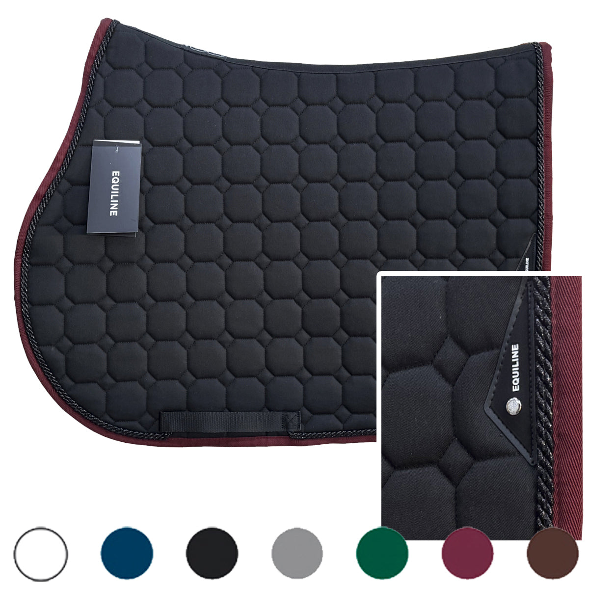 Saddle Pad Octagon Piping B3+112