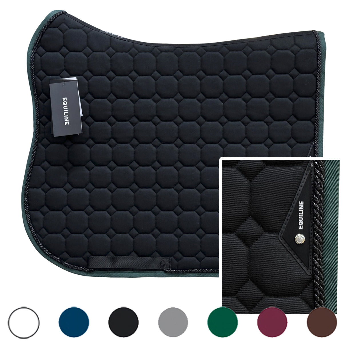 Saddle Pad Octagon Piping B4+112