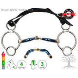 2½ -Ring Snaffle Ultra Comfy Lock Up