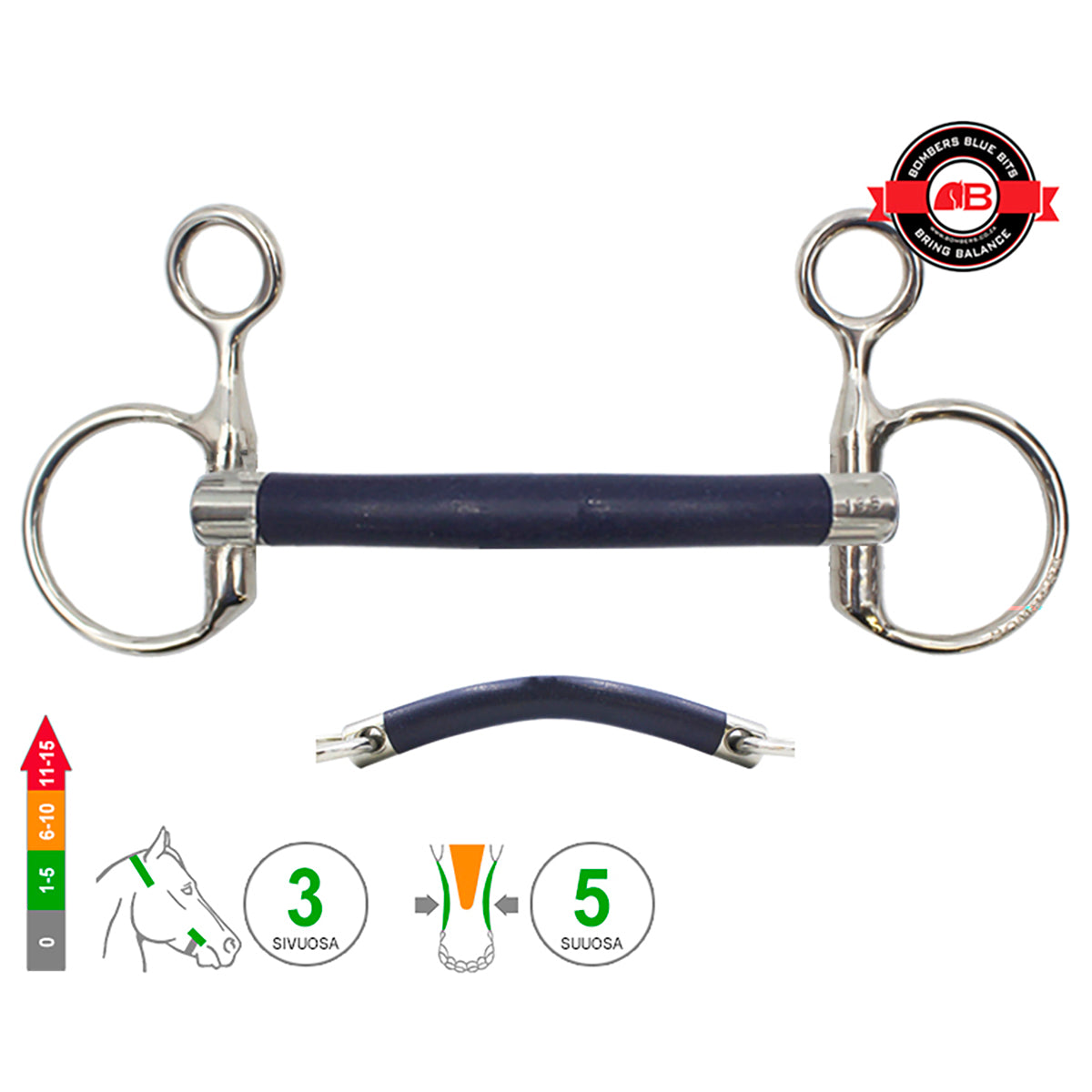 Drop Cheek Bomber Blue Mullen