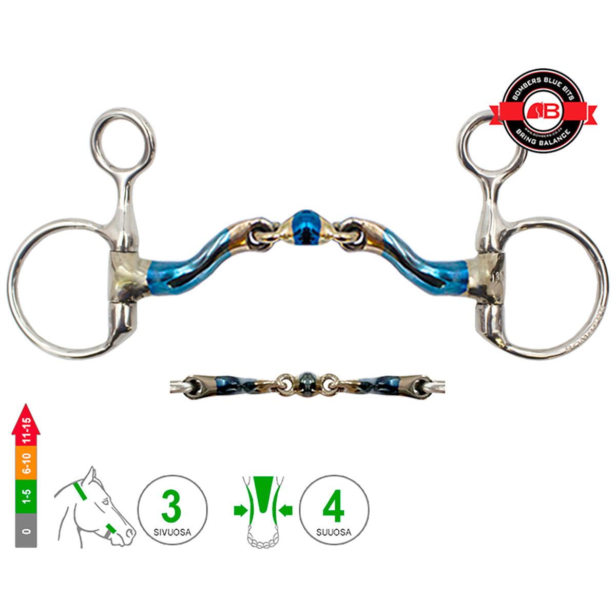 Drop Cheek McHardy Dressage Straight