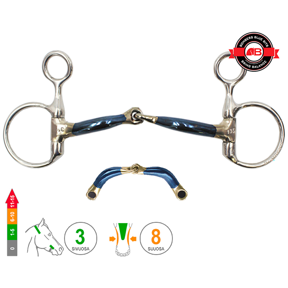 Drop Cheek Snaffle Ultra Comfy