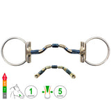 Eggbutt Loose Ring Ported Barrel