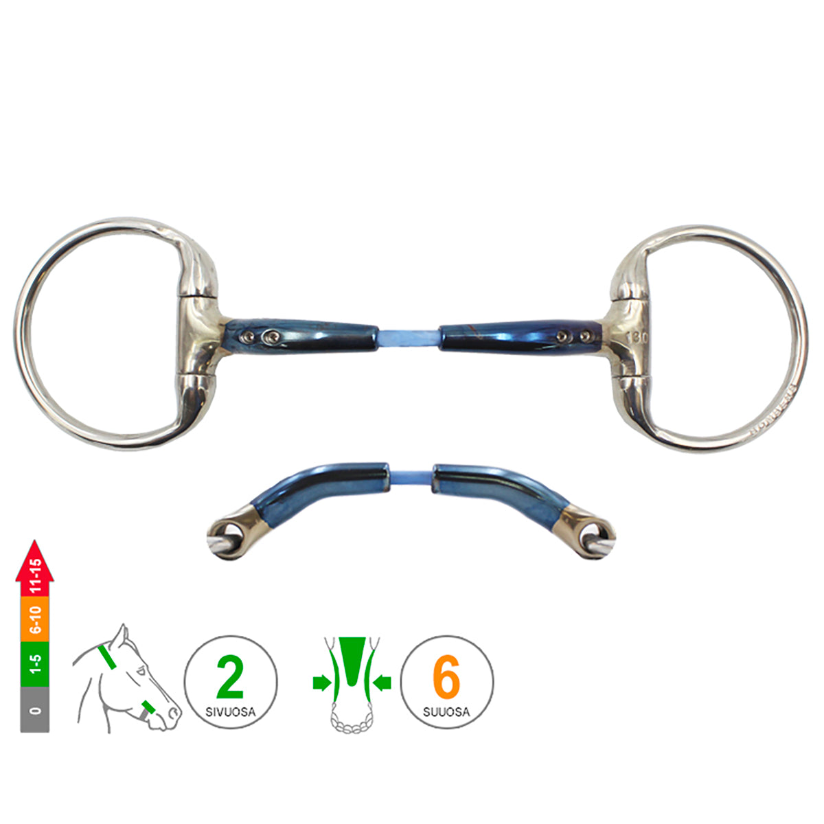 Bridoon Eggbutt Snaffle Cable