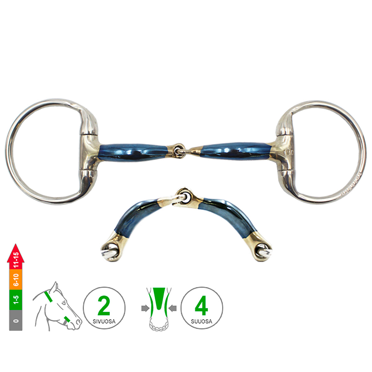 Bridong Eggbutt Snaffle Lock Up