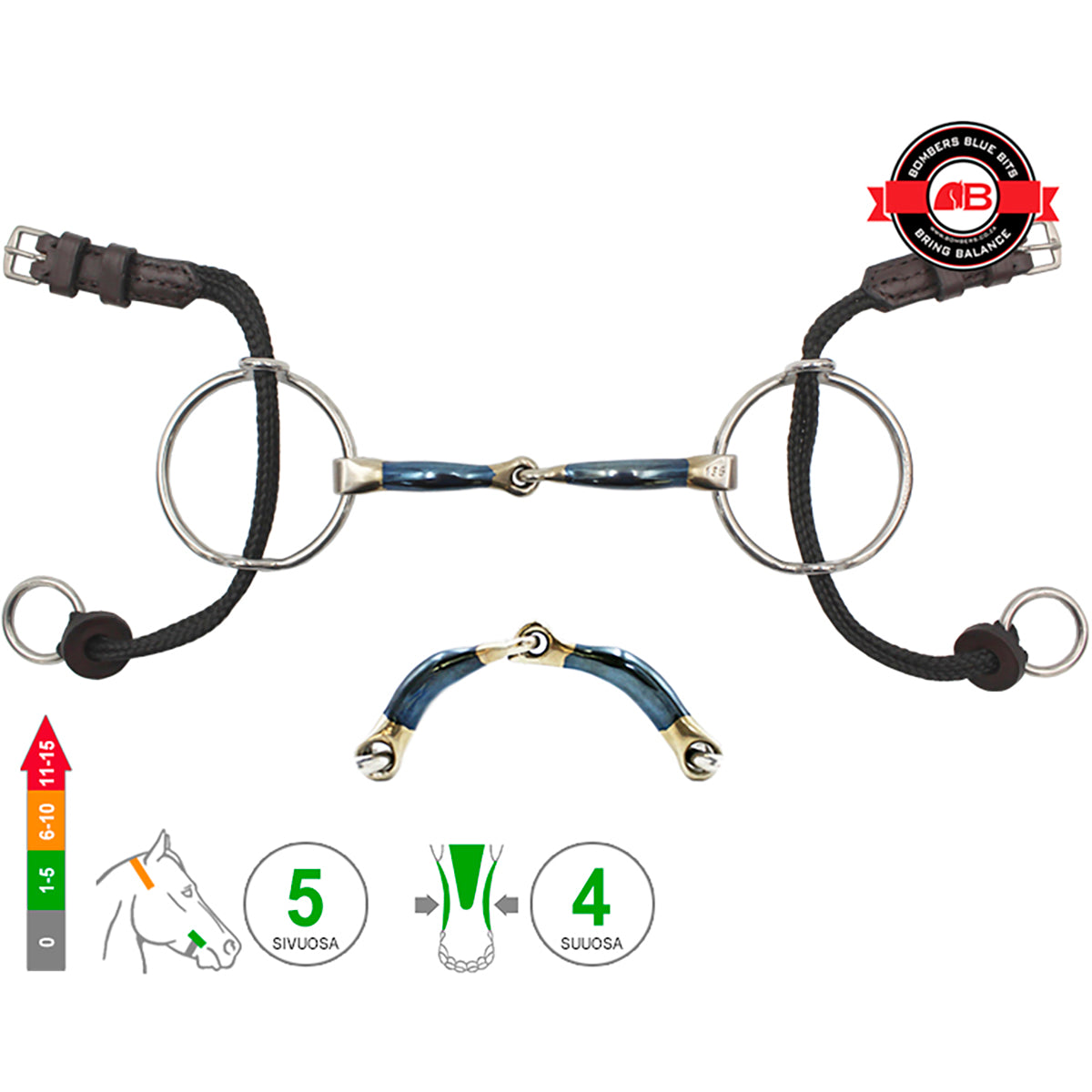Medium Ring Gag Snaffle Lock Up