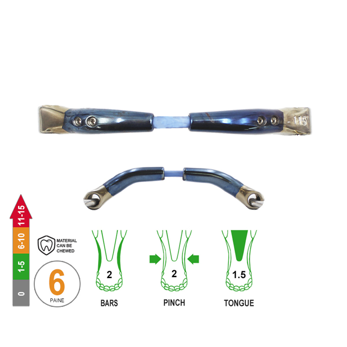 Loose Ring Tube Snaffle Cable