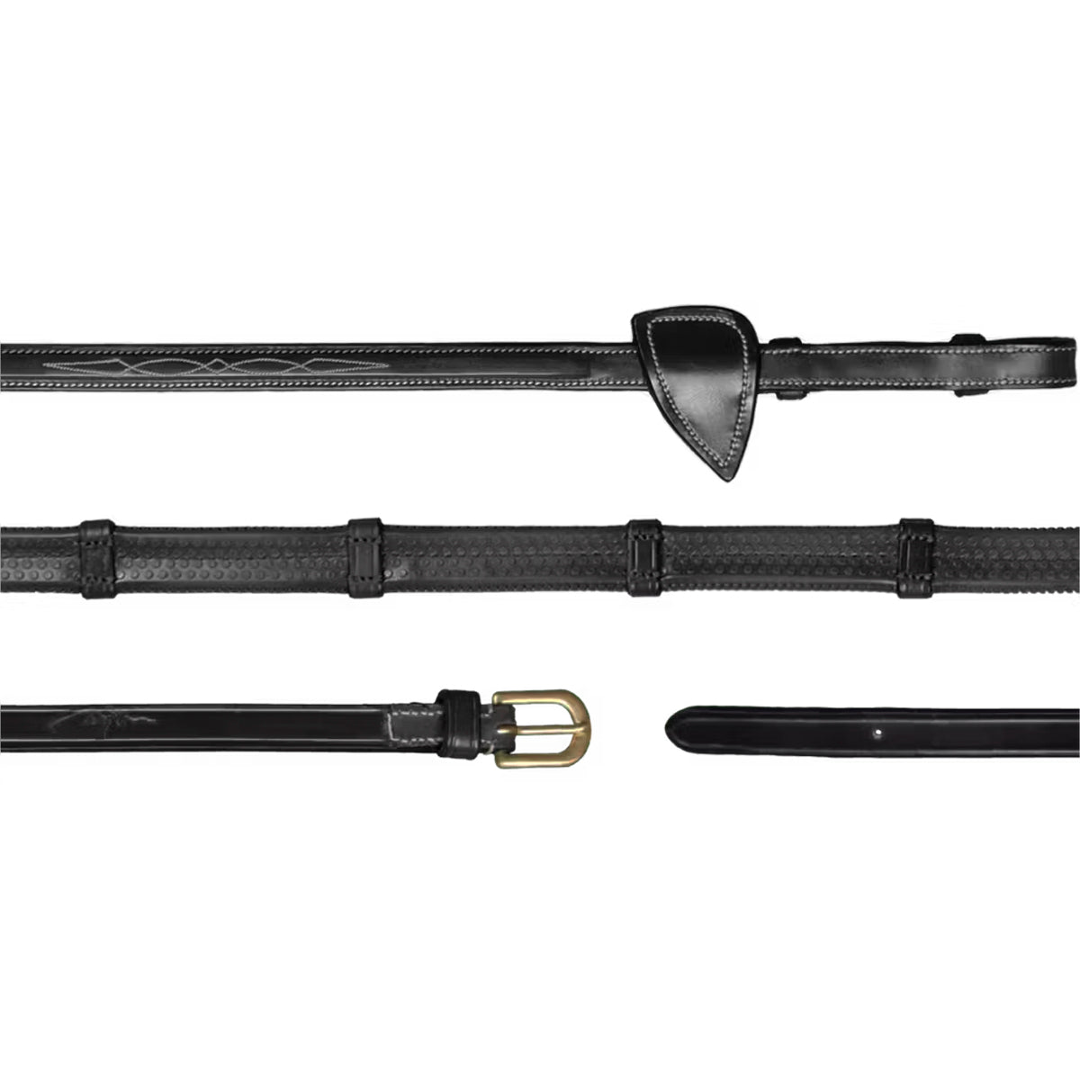 Ohjat Rubber 5/8" with 7 Leather Loops NE/US/D Collections