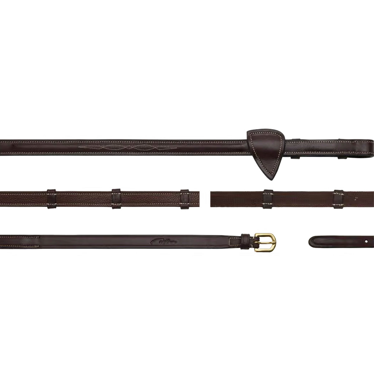 Reins Hunter 5/8" with 7 Leather Loops NE/US/D Collections