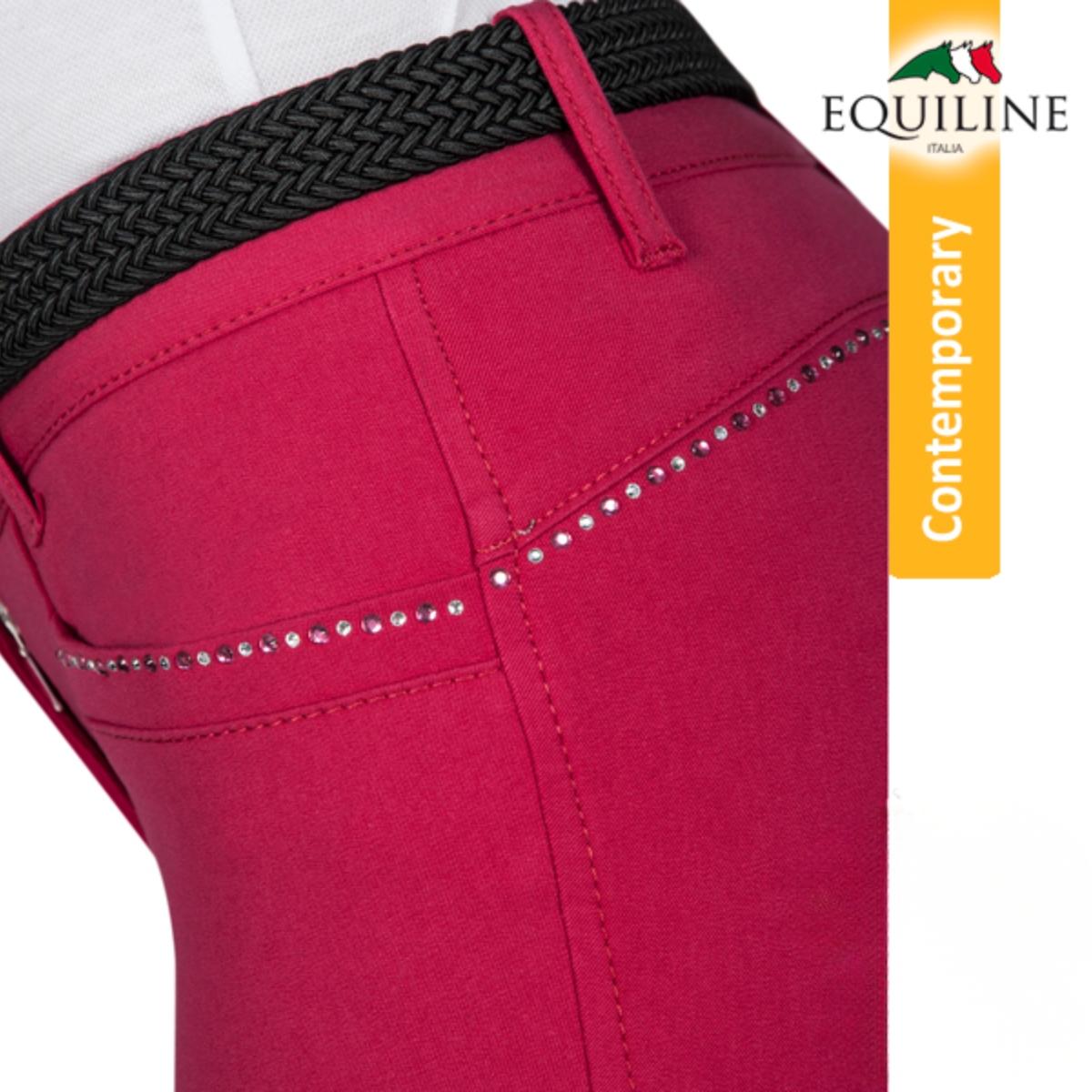 Naisten Ratsastushousut Limited Schoeller Full Grip Sable Cherry