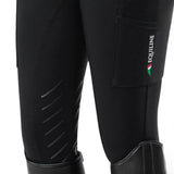 Naisten Ratsastushousut Limited B-Move Knee Grip Flash