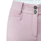 Naisten Ratsastushousut Limited Schoeller Full Grip High Waist Mauve