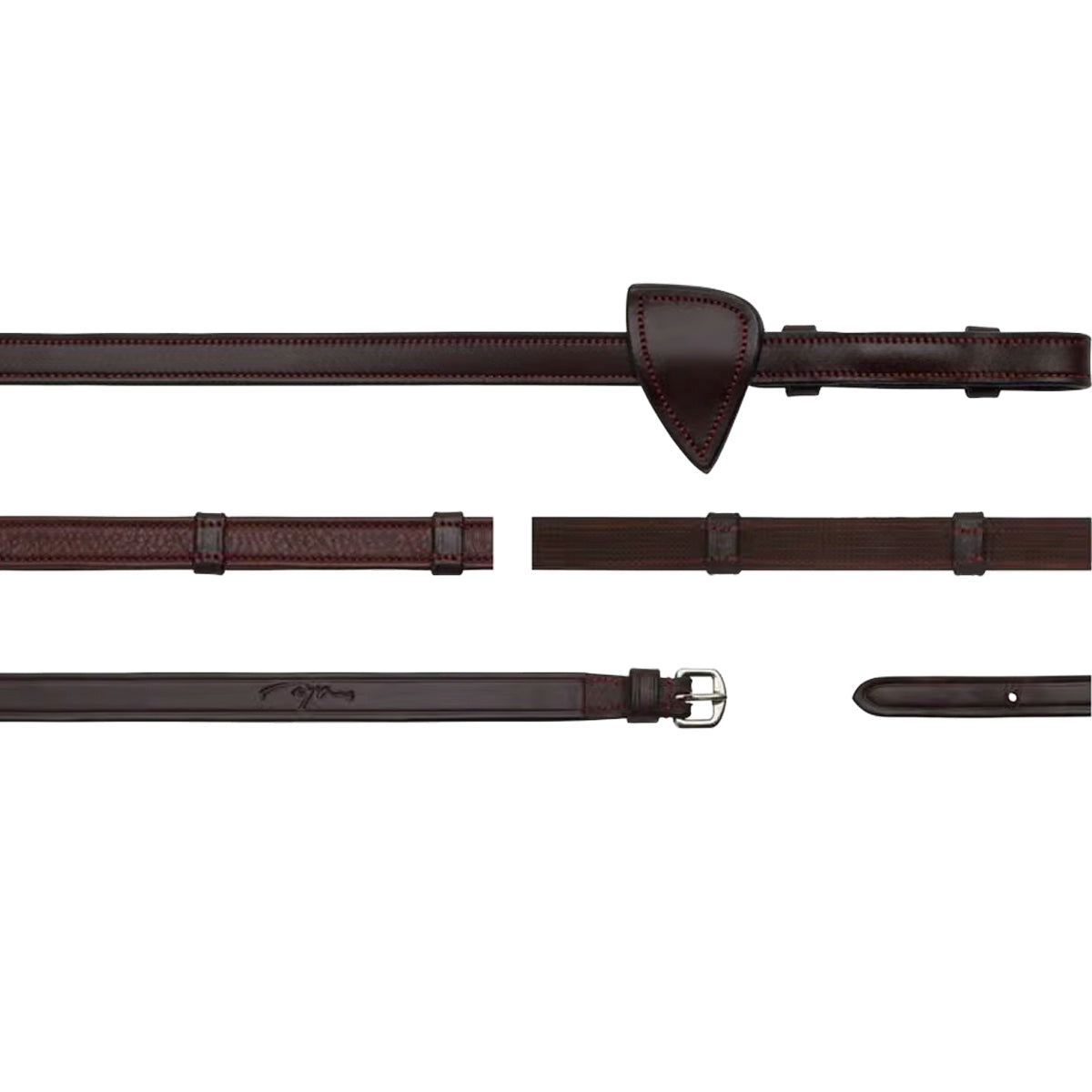 Reins Hunter 5/8" with 7 Leather Loops NE/US/D Collections