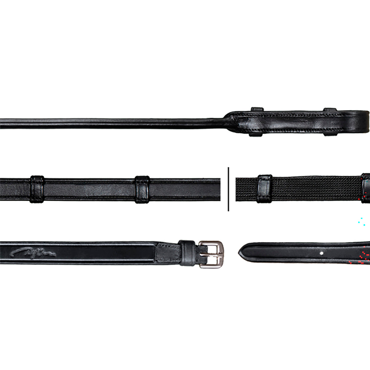 Ohjat Hunter 5/8" with 7 Leather Loops Dressage Round Collections