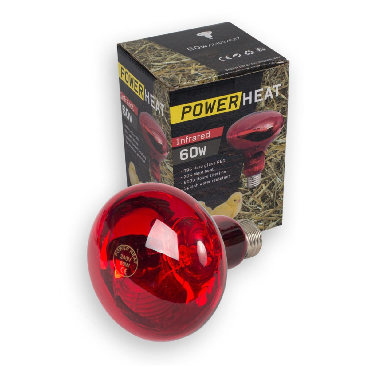 Lämpölamppu PowerHeat 60W