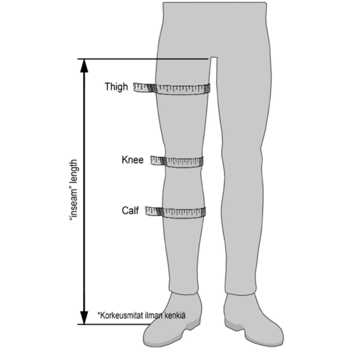 Kokochapsit Full-Length Chaps Simple Edging