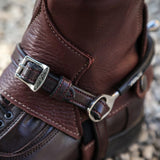 Kannusremmit Leather