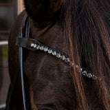 Browband V-Shaped Swarovski Crystals Dressage Soft Collection