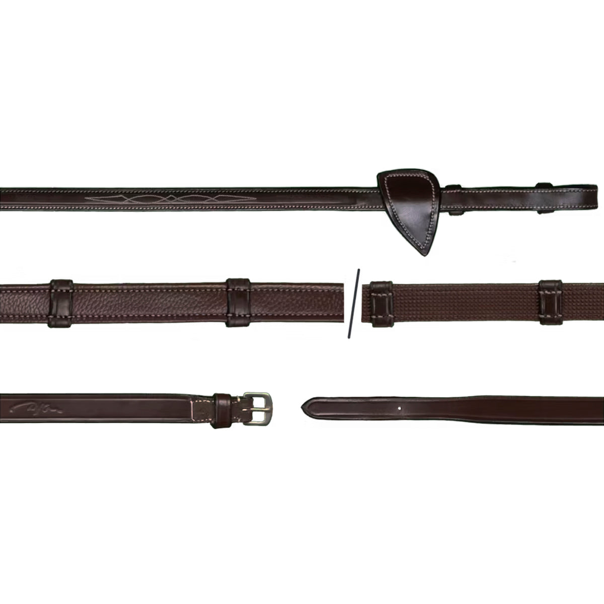 Reins Hunter 5/8" with 7 Leather Loops NE/US/D Collections