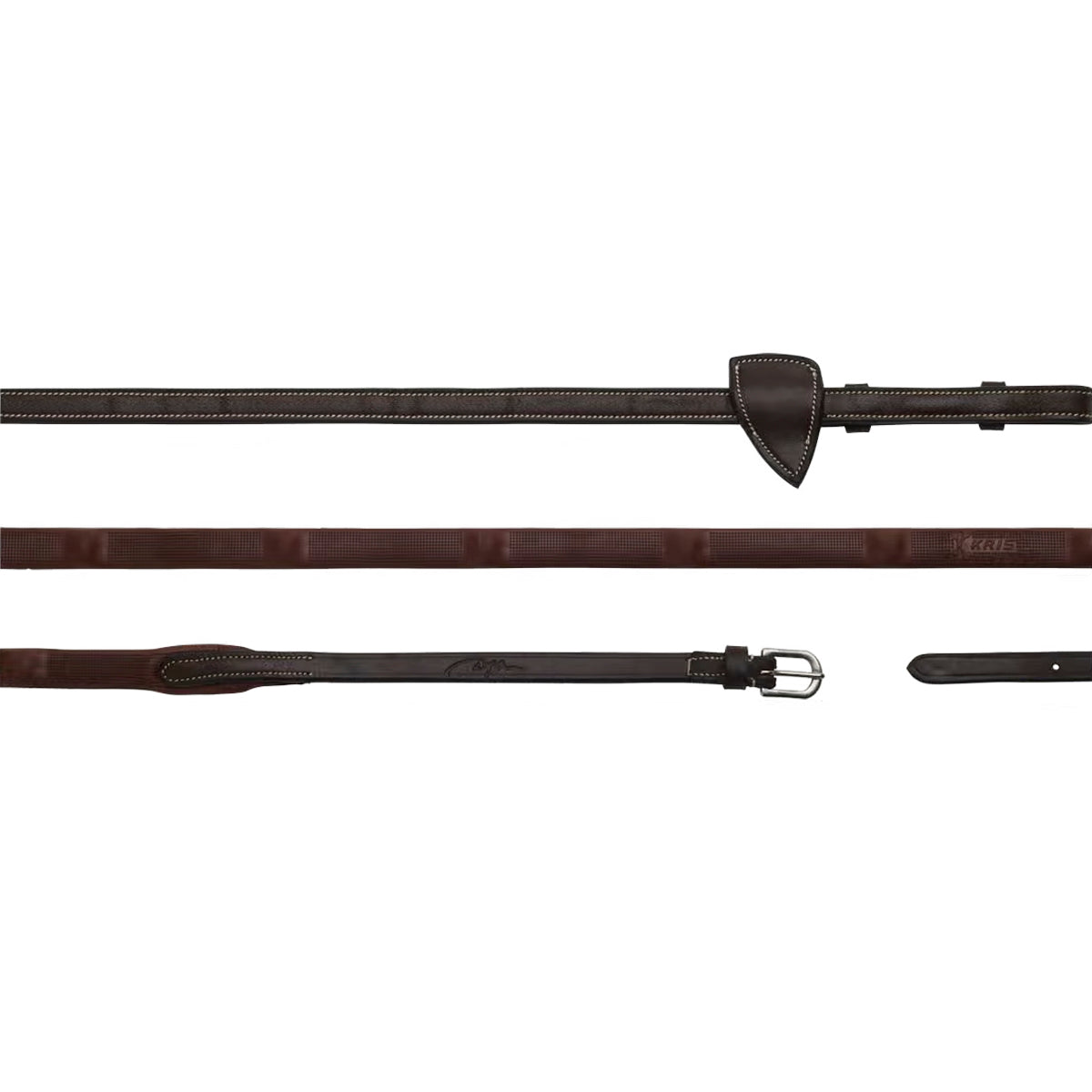 Reins Rubber 1/2" with 7 Integrated Stops Working Collection
