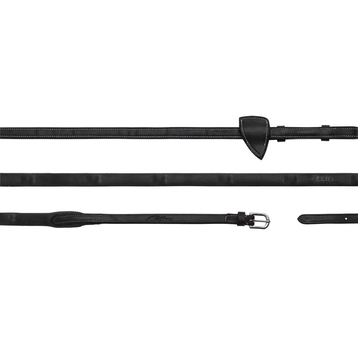 Reins Rubber 1/2" with 7 Integrated Stops Working Collection